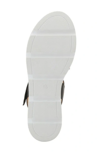 Spring Step Acey Wedge Platform Sandal In Black Multi