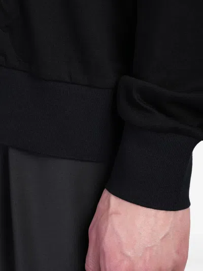 Attachment Cardigan In Black Cotton In Black