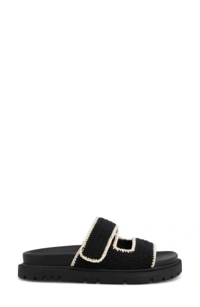 Mia Women's Gabri Sandal In Black/cream In Black