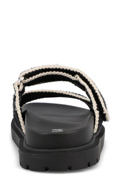 Mia Women's Gabri Sandal In Black/cream In Black