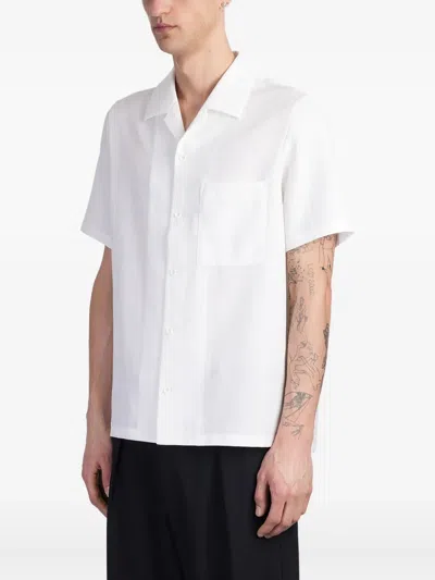 Attachment Shirt In White Polyester In White