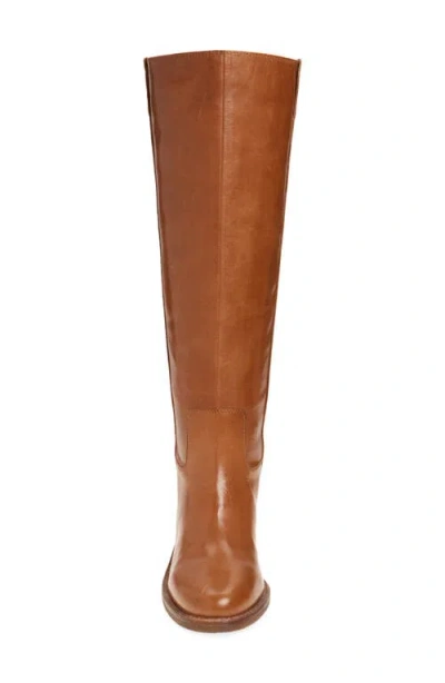 Tony Bianco Knee High Block Heel Boot In Toffee Como