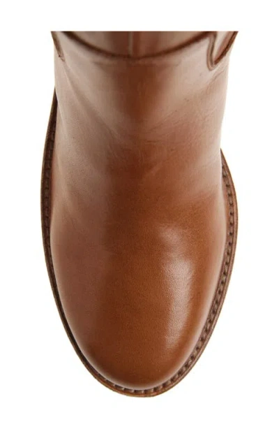 Tony Bianco Knee High Block Heel Boot In Toffee Como