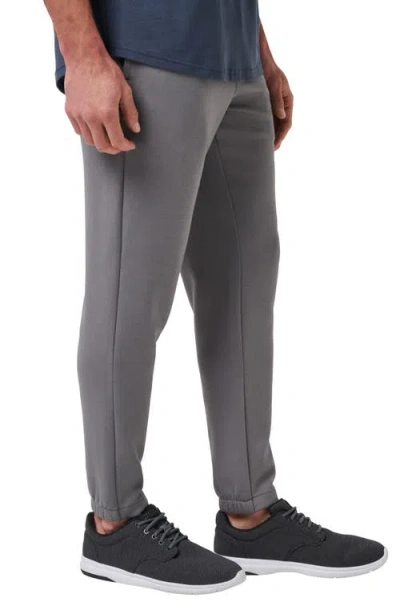 Travismathew Fibercloud Drawstring Joggers In Heather Grey