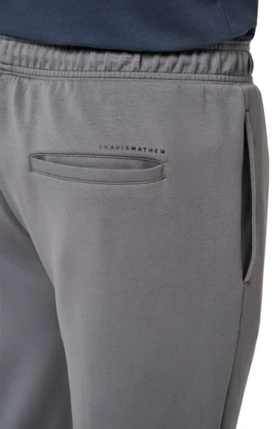 Travismathew Fibercloud Drawstring Joggers In Heather Grey