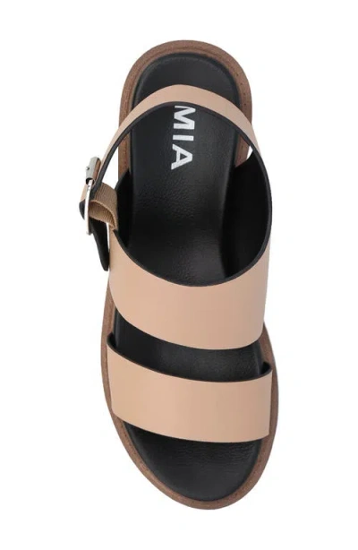 Mia Women's Sheska Block Heel Sandals In Tan