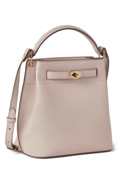 Mulberry Mini Islington Leather Bucket Bag In Blossom Pink