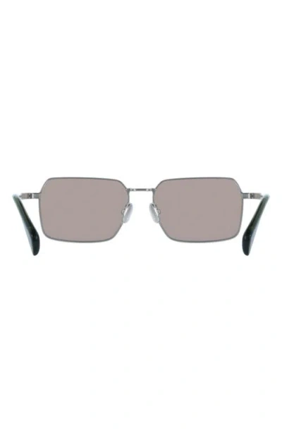 Paul Smith Sunglasses In Matte Silver/brown