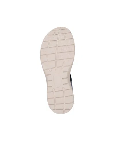 Gc Shoes Women's Ariel Elastic Comfort Flat Sandals In Navy