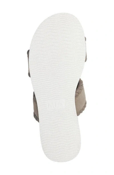 Mia Women's Vada Slide Round Toe Sandals In Taupe