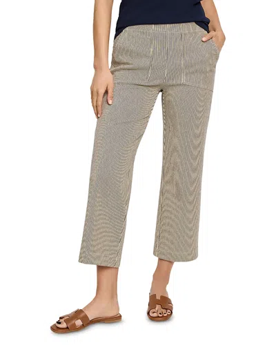 Nic + Zoe All Day Stripe Wide-leg Jeans In Neutral Multi In Neutral Multi