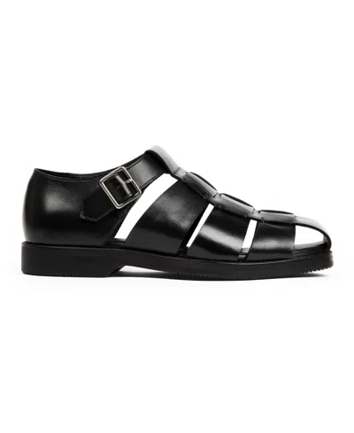 Anthony Veer Mariner Fisherman Sandal In Black