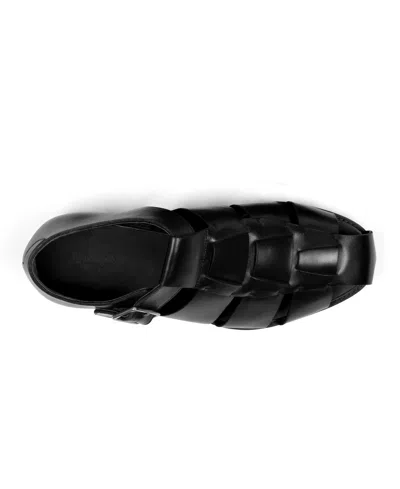 Anthony Veer Mariner Fisherman Sandal In Black