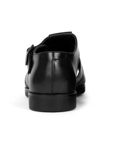 Anthony Veer Mariner Fisherman Sandal In Black