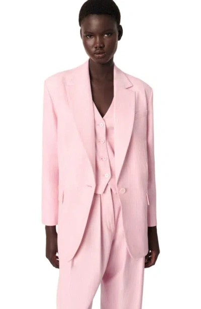 Maje Suit Vest In Pink