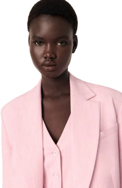 Maje Suit Vest In Pink