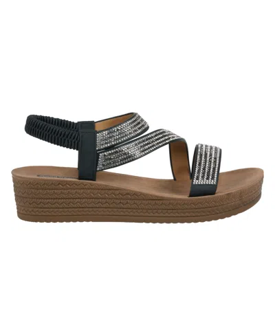 Gc Shoes Ruby Platform Sandal In Black