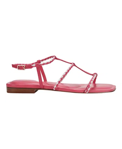 Marc Fisher Ltd Women's Maze Sandals In Pink,white Leather