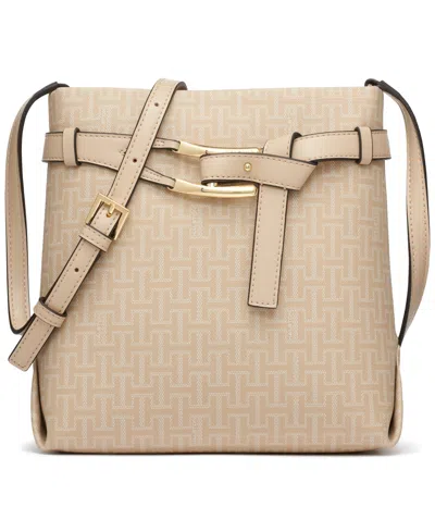 Halston Tasha Crossbody Bag In Desert Sand,cream