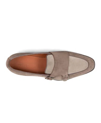 Anthony Veer Beaumont Double Monk Loafer In Brown