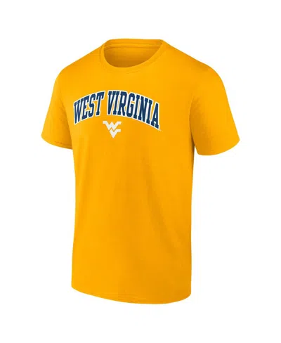 Fanatics Men's Gold West Virginia Mountaineers Core T-shirt In Gold
