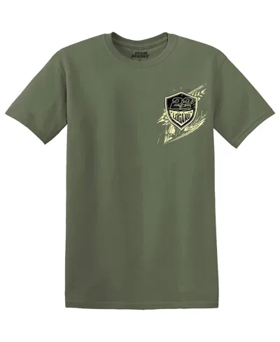 Team Penske Men's Green Joey Logano Military Car T-shirt In Green