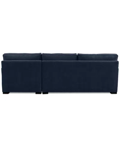 Macy's Radley 2-pc. Fabric Sleeper Sectional, Exclusively At  In Naval Blue