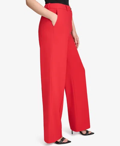 Halston Women's Straight-leg Trousers In Red