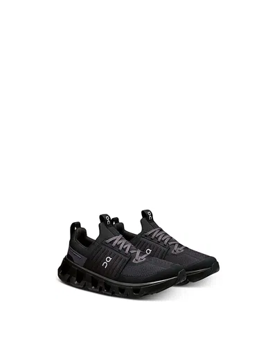 On Unisex Cloudswift Youth Running Shoes - Big Kid In Black Eclipse