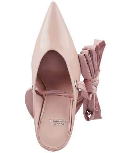 Jeffrey Campbell Grateau Sculpted High-heel Lace-up Mules In Pink