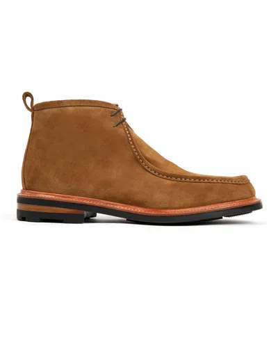 Anthony Veer Heritage Chukka Boot In Golden Fawn Brown Suede