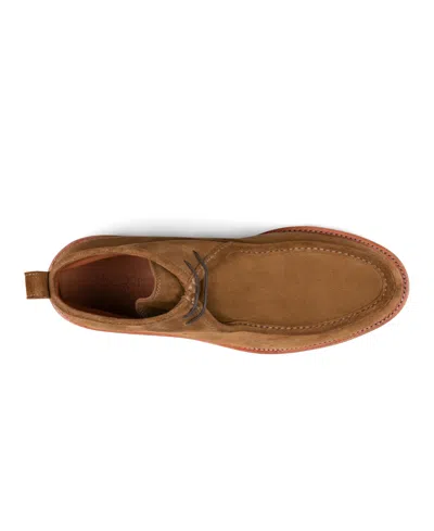 Anthony Veer Heritage Chukka Boot In Golden Fawn Brown Suede