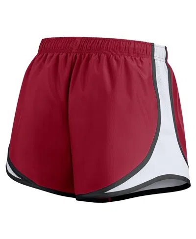 Nike Women's Crimson Oklahoma Sooners Spring Break Tempo Performance Shorts In Burgundy