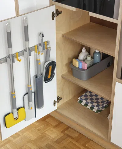 Joseph Joseph Cleantech 6 Pc.deep Cleaning Set With Extension Pole In White