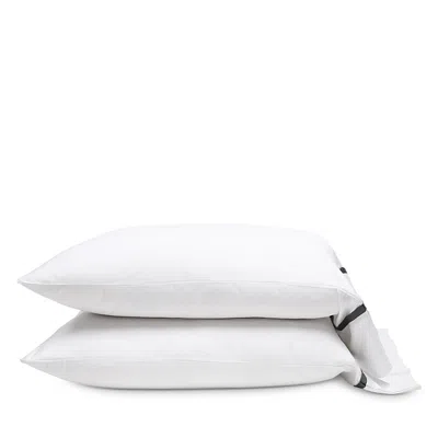 Pom Pom At Home Langston Sateen Standard Pillowcase, Pair In Midnight