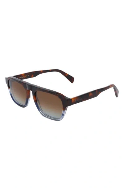 Paul Smith Sunglasses In Havana/striped Blue