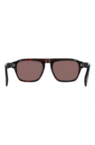 Paul Smith 54mm Modified Rectangular Sunglasses In Black
