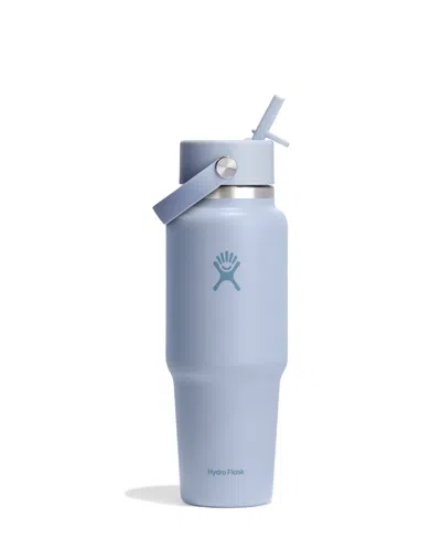 Hydro Flask 32 Oz. Wide Mouth Flex Straw Travel Bottle In Surf