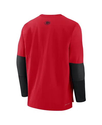 Nike Cincinnati Reds Authentic Collection Player  Men's Dri-fit Mlb Pullover Sweatshirt In Multi
