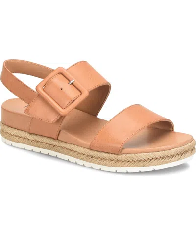 B.o.c. B. O.c. Hilda Sandals Womenslight Tan Faux Leather Slingback Espadrille Gal756 In Light Tan