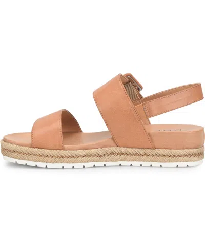 B.o.c. B. O.c. Hilda Sandals Womenslight Tan Faux Leather Slingback Espadrille Gal756 In Light Tan