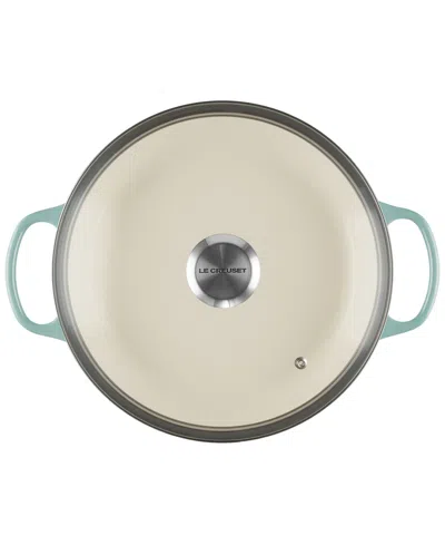 Le Creuset Enameled Cast Iron Signature Round 2.25-qt. Braiser With Glass Lid In Sea Salt
