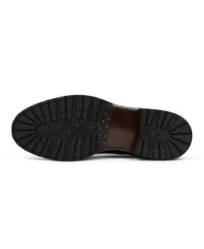 Anthony Veer Sloane Harness Boot In Midnight Grain Black