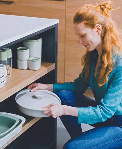 Berghoff Leo Balance 4.5-quart Stone Casserole In Sage