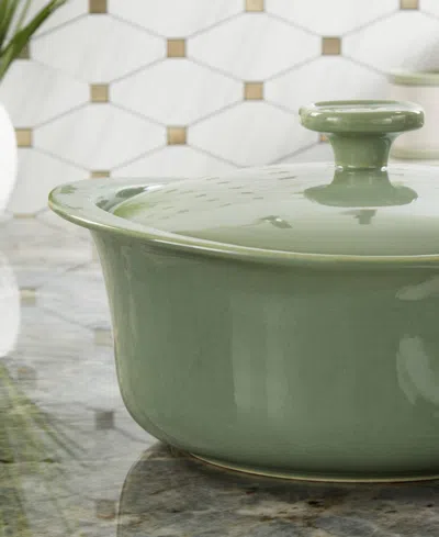 Berghoff Leo Balance 4.5-quart Stone Casserole In Sage