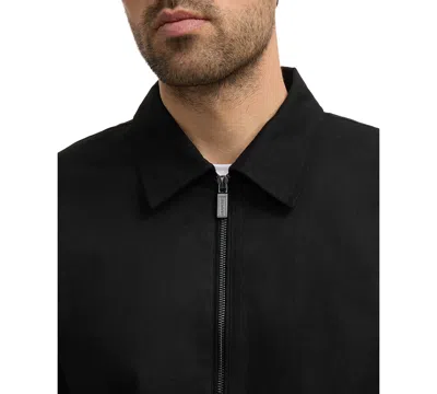 Hunter Men's Foster Wax Trucker Jacket In Black