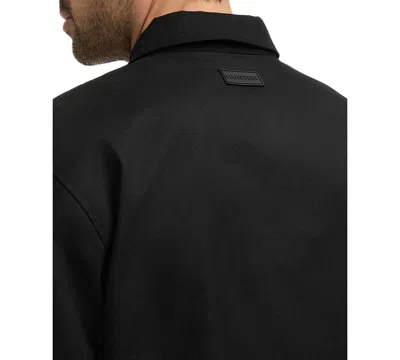 Hunter Men's Foster Wax Trucker Jacket In Black