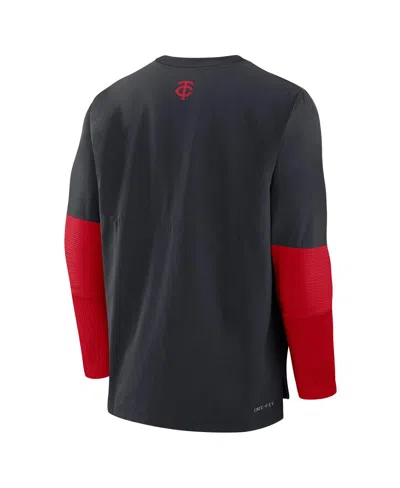 Nike Minnesota Twins Authentic Collection Player  Men's Dri-fit Mlb Pullover Sweatshirt In Multi