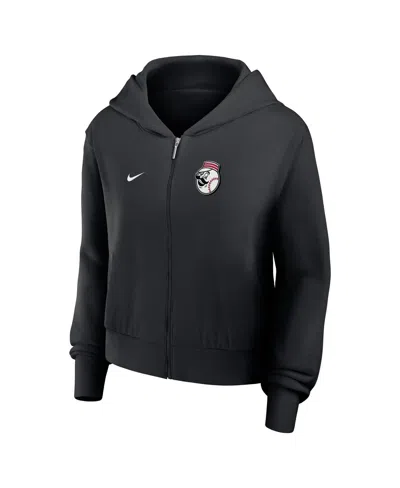 Nike Cincinnati Reds Womenâs  Women's Mlb Full-zip Hoodie In Black