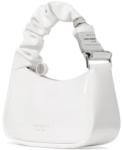 Kate Spade Squeeze Patent Top-handle Bag In True White